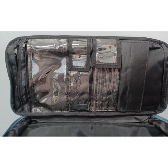 VINTAGE CROP-IN-STYLE ZIPPERED ART CRAFT ORGANIZER TOTE CASE - Picture 11 of 12